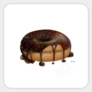 Sweet donut. Sticker